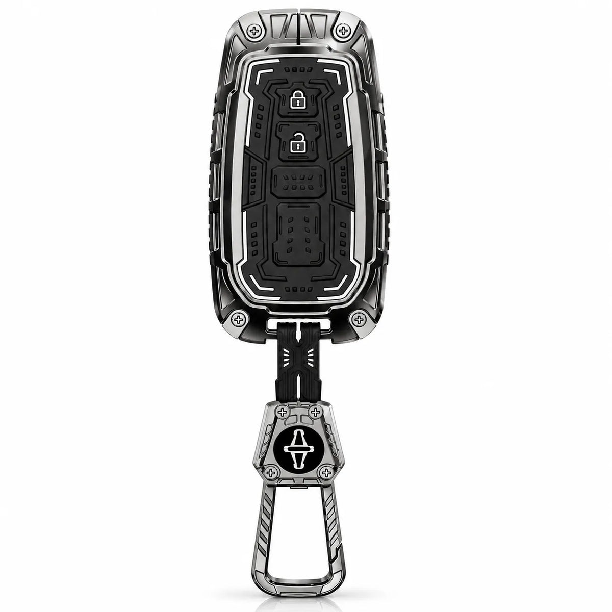 Metal Silicon Key Cover For Toyota 2 Button Smart Key  | Toyota Key Cover | Toyota 2 Button Smart Key Cover