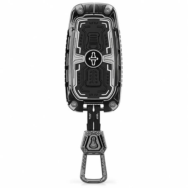 Metal Silicon Key Cover For Toyota 2 Button Smart Key  | Toyota Key Cover | Toyota 2 Button Smart Key Cover