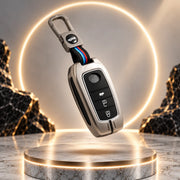 Metal Silicon Key Cover For Toyota 3 Button Smart Key  | Toyota Key Cover | Toyota 3 Button Smart Key Cover