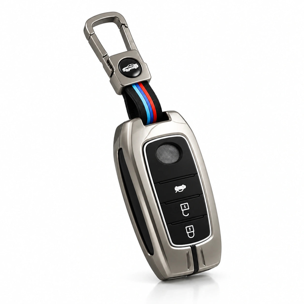 Metal Silicon Key Cover For Toyota 3 Button Smart Key  | Toyota Key Cover | Toyota 3 Button Smart Key Cover
